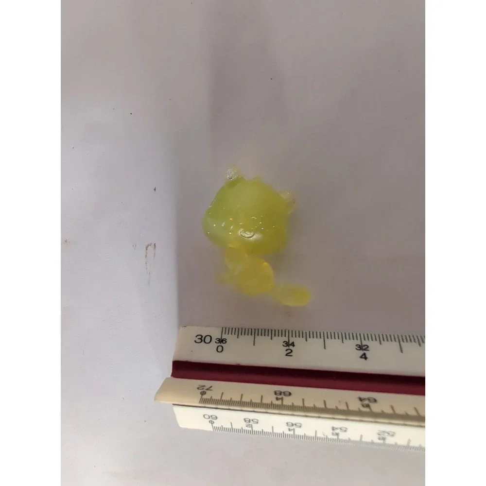 Littlest Pet Shop LPS MINI 4-121 Kitty Cat Lemon Yellow Blossom Petal Lemon